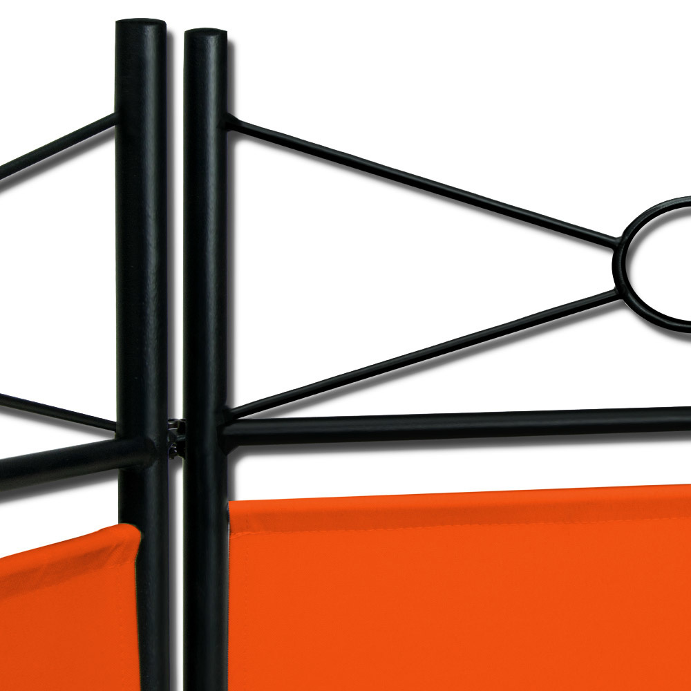 Casaria kamerscherm - oranje - 180 x163cm - Polyester