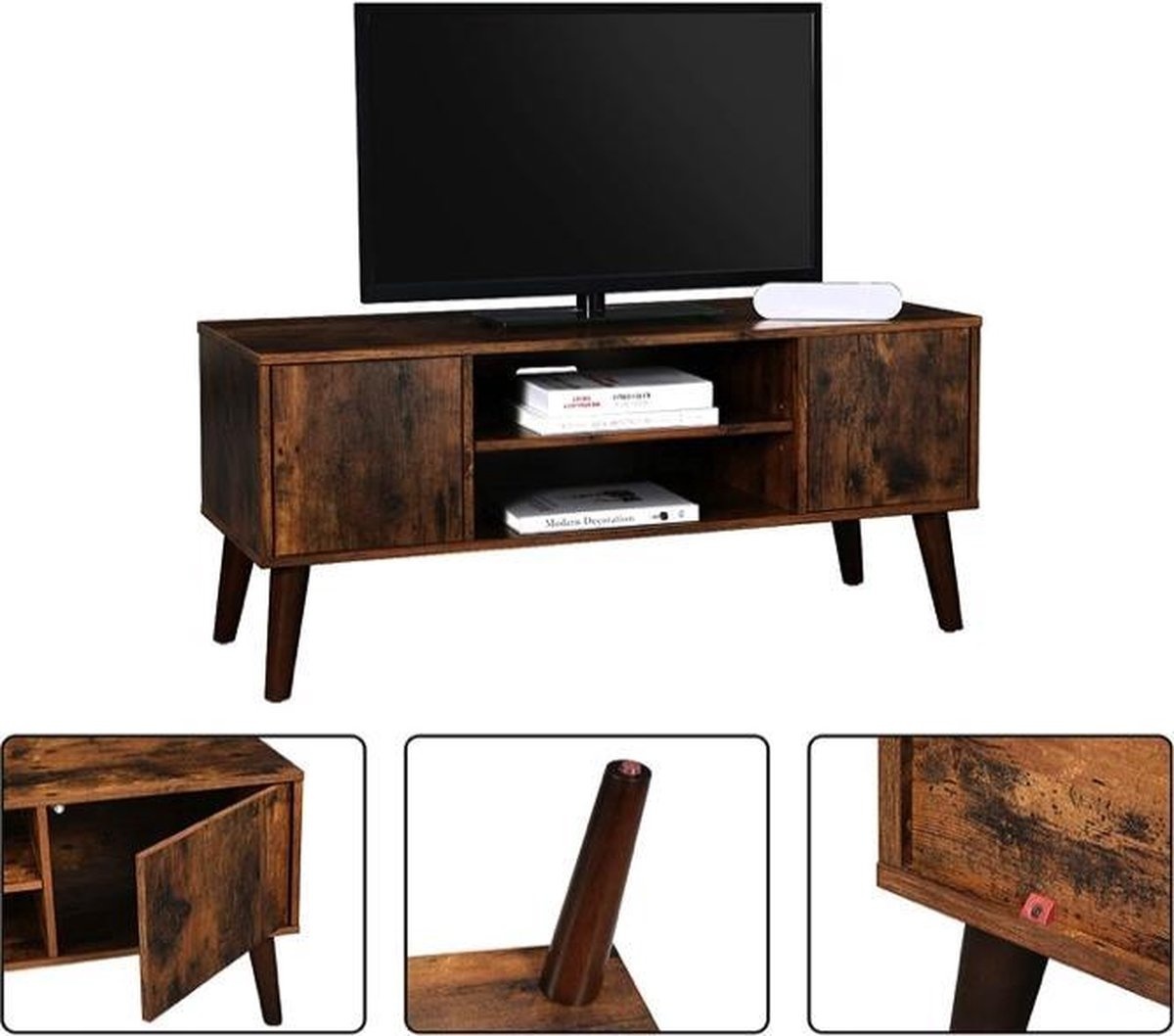 Hoout TV Kast, Tv meubel, hout, bruin