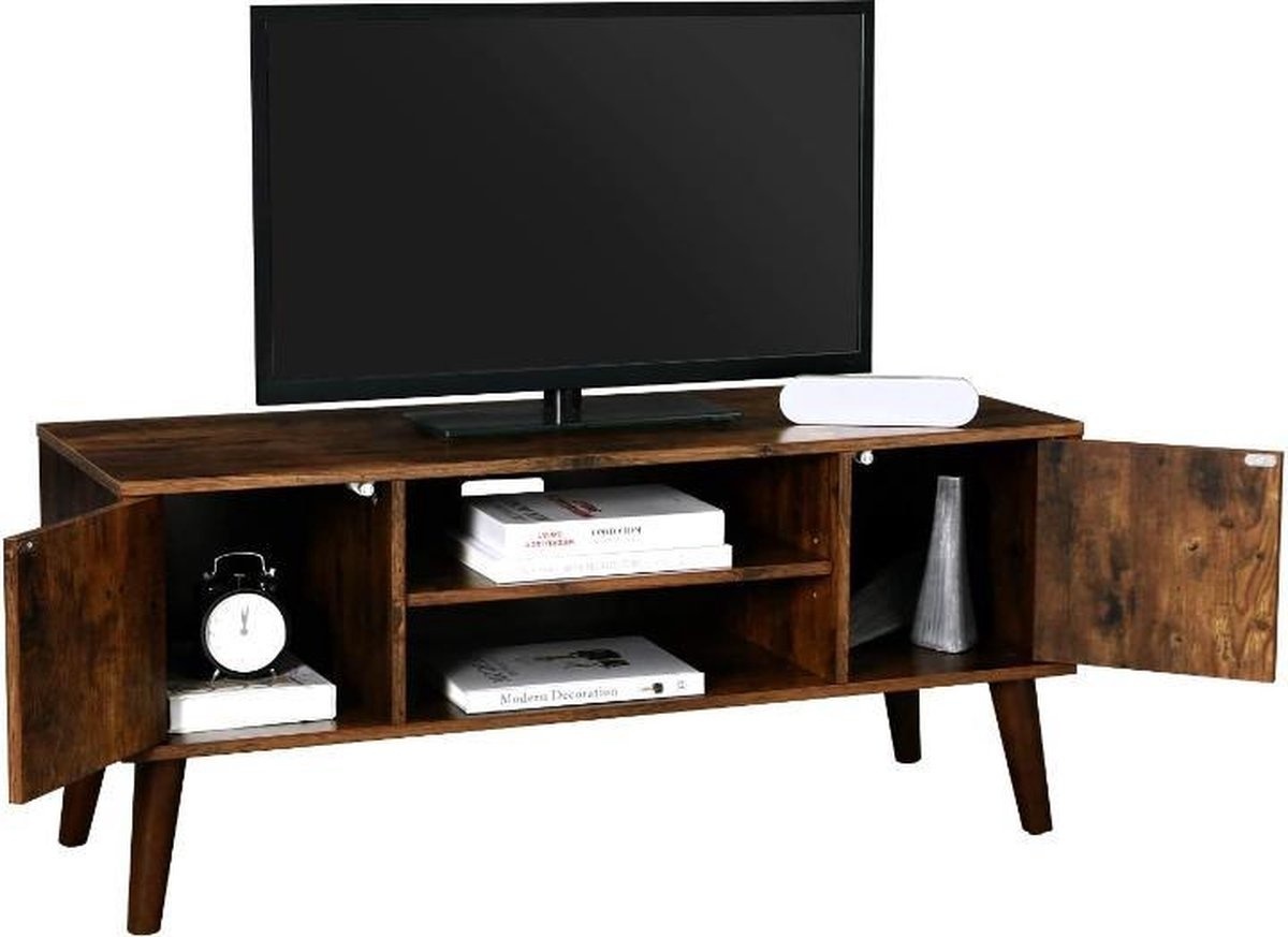 Hoout TV Kast, Tv meubel, hout, bruin