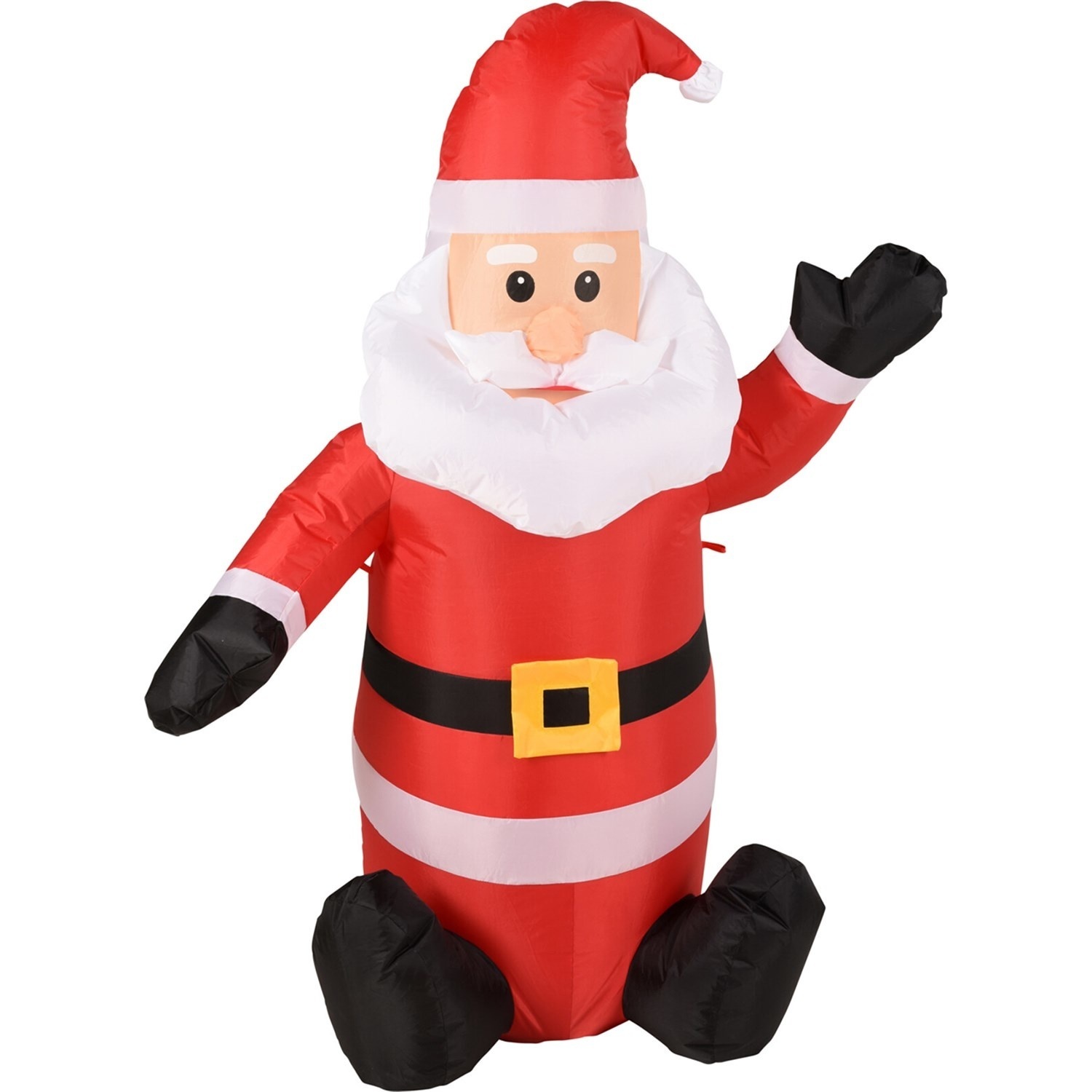 Opblaasbare LED kerstman - 120 cm - voor Binnen en Buiten