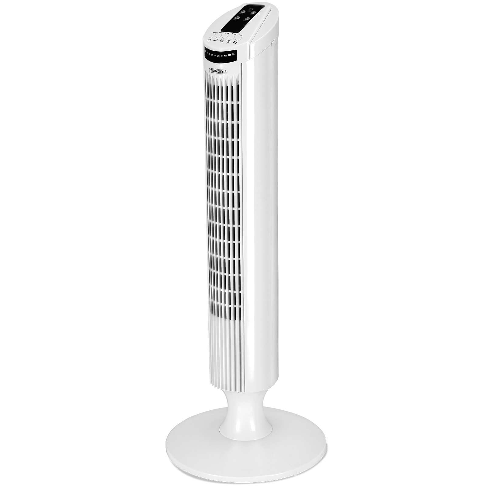 Monzana Torenventilator met afstandsbediening, turbofuncite & aromabox wit