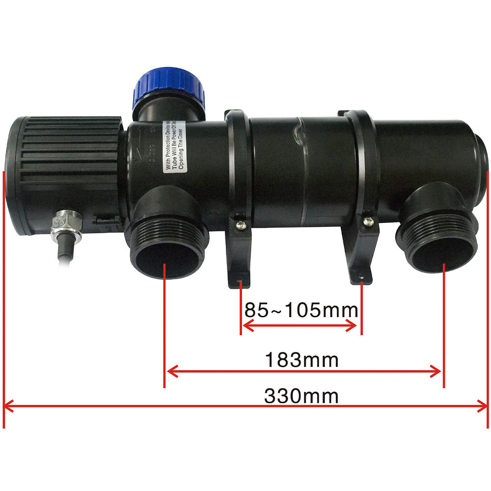 Monzana UV-C waterzuiveraar waterfilter lichtfilter