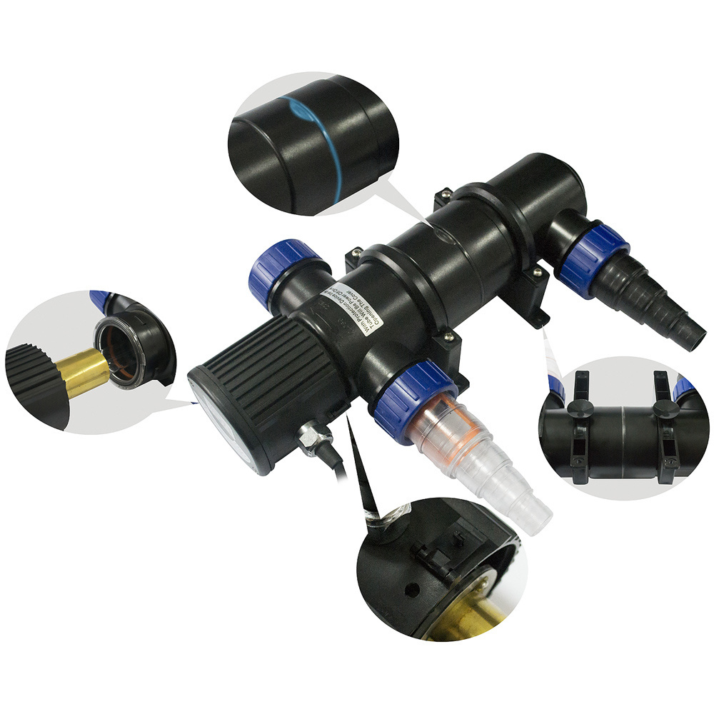 Monzana UV-C waterzuiveraar waterfilter lichtfilter