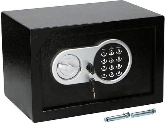 Safe Alarm Elektronische kluis - Staal - 20 x 19,5 x 30,5 cm