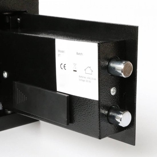 Safe Alarm Elektronische kluis - Staal - 20 x 19,5 x 30,5 cm