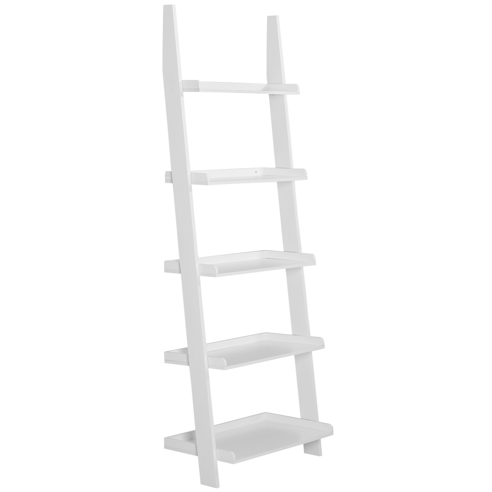 Casaria Wandrek wit met 5 planken 180 x 64 cm Modern