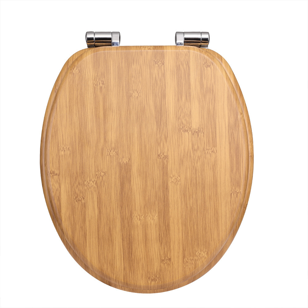 Casaria MDF toiletbril bamboe met Softclosing mechanisme