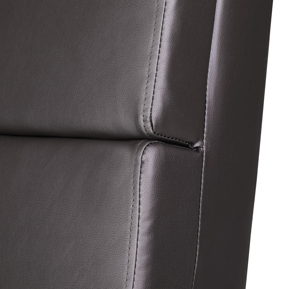 Casaria Relax Lounger London Donkerbruin kunstleder