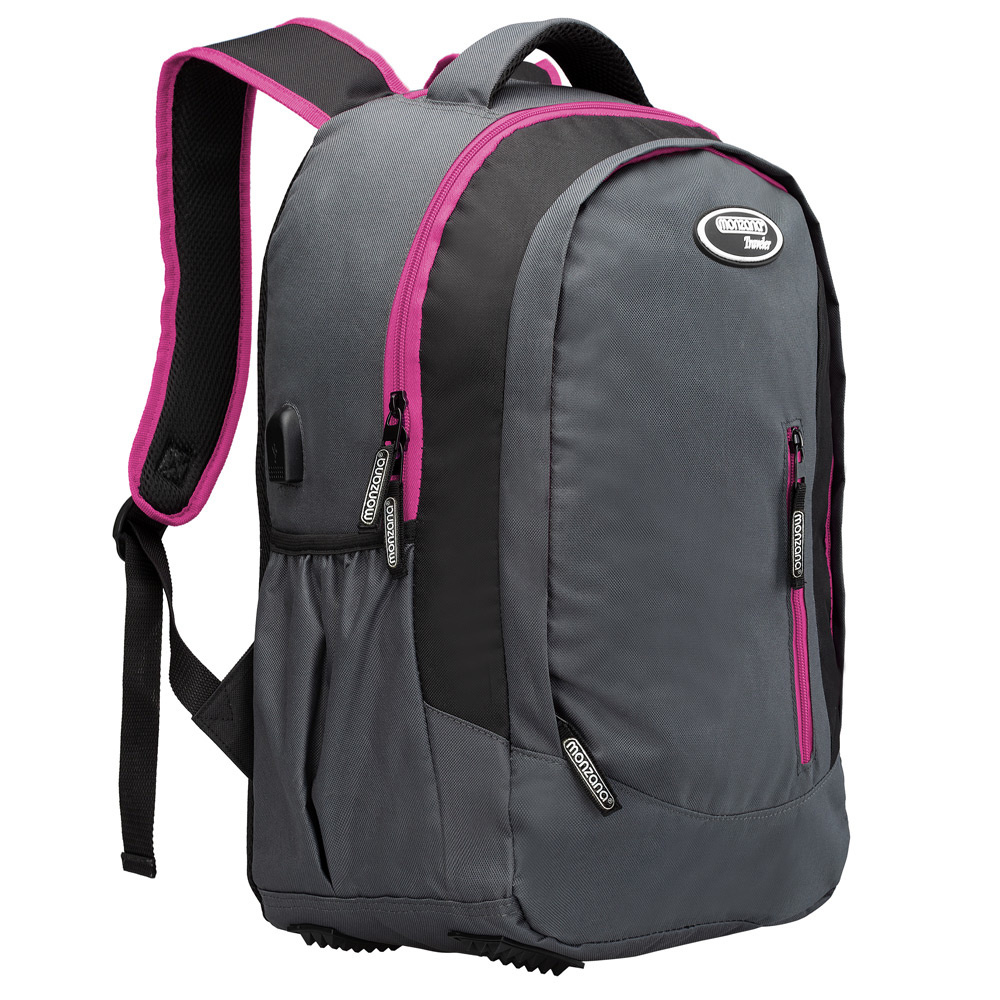 Monzana Sportrugzak 35L grijs/roze