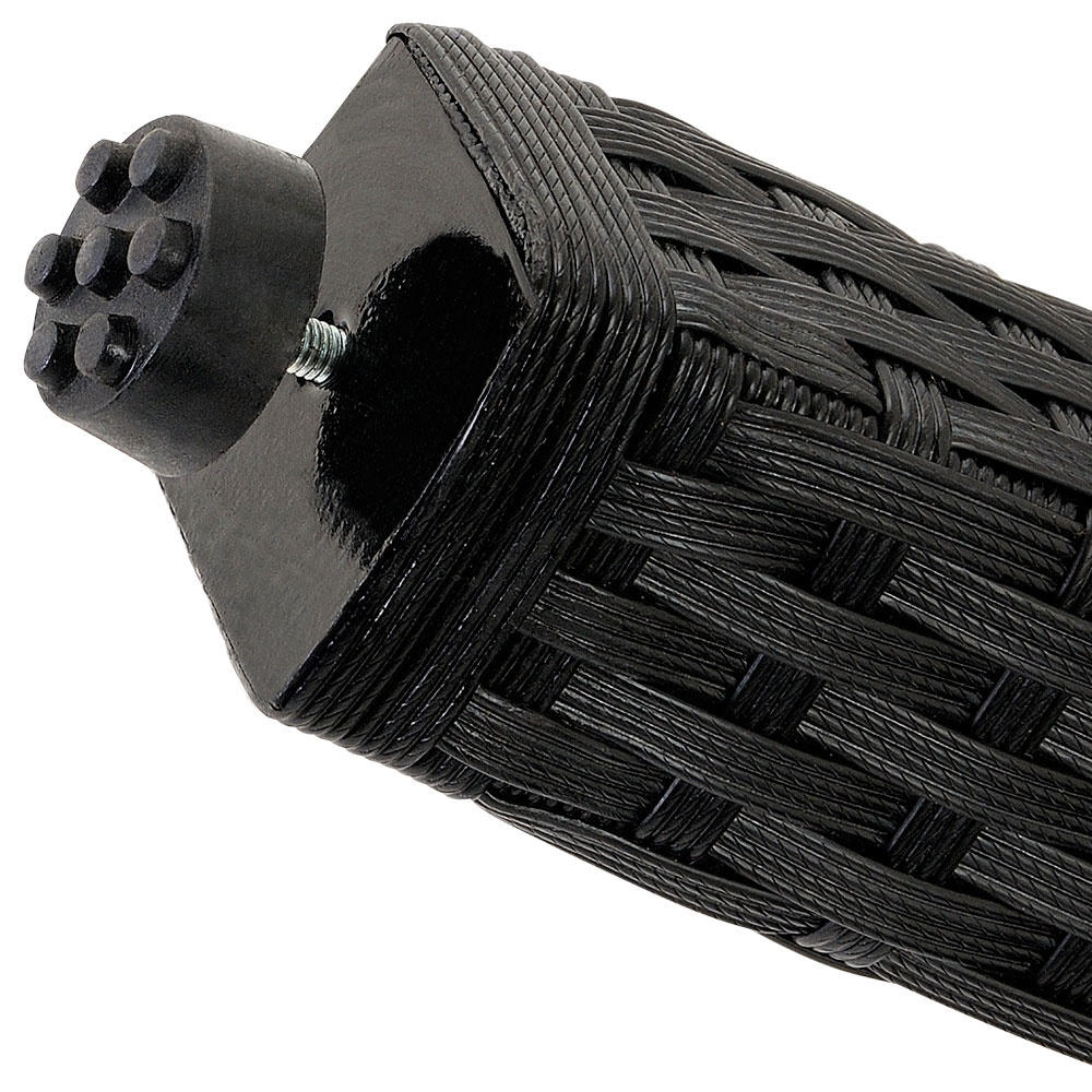 Casaria Polyrattan Zitmeubelen 17 stuks zwart stapelbaar