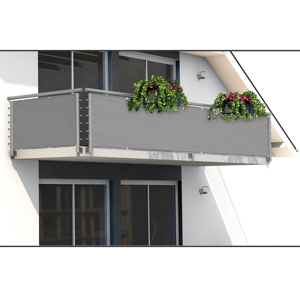 Detex privacyscherm voor balkon beton-look 5m