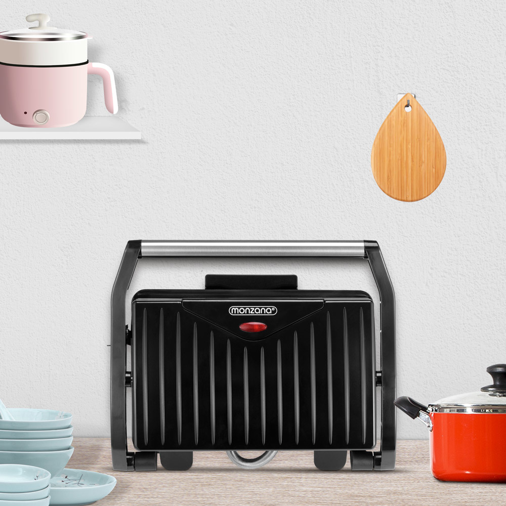 Monzana Contactgrill zwart 1500W