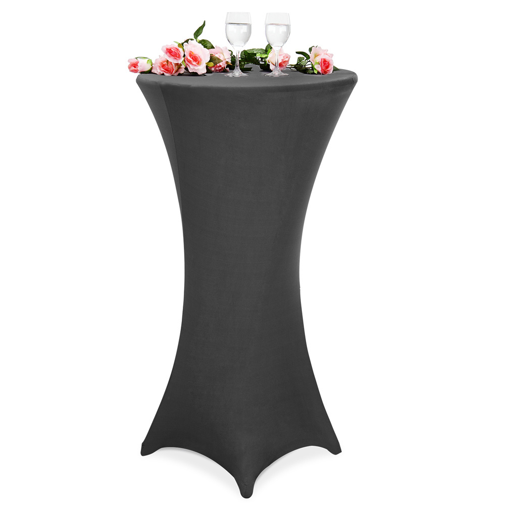 Deuba Statafel tafelhoes antraciet Ø80cm