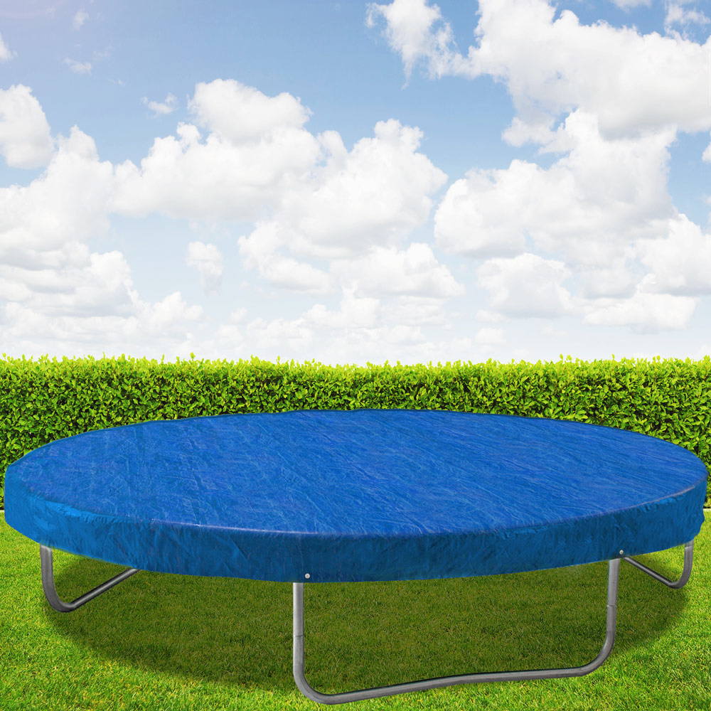 Monzana Afdekhoes trampoline blauw Ø244cm