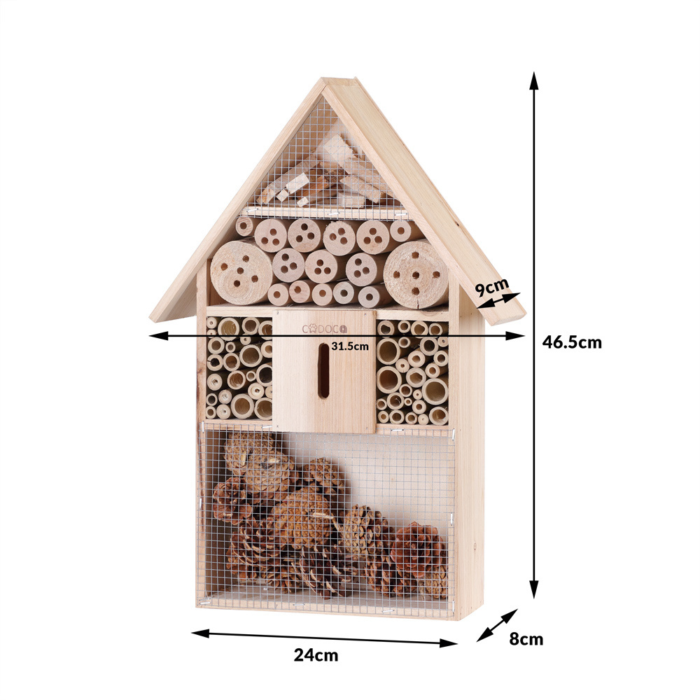 Cadoca Insectenhotel nestkastje 48x31x10cm