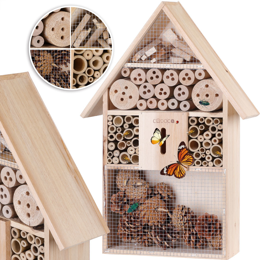 Cadoca Insectenhotel nestkastje 48x31x10cm