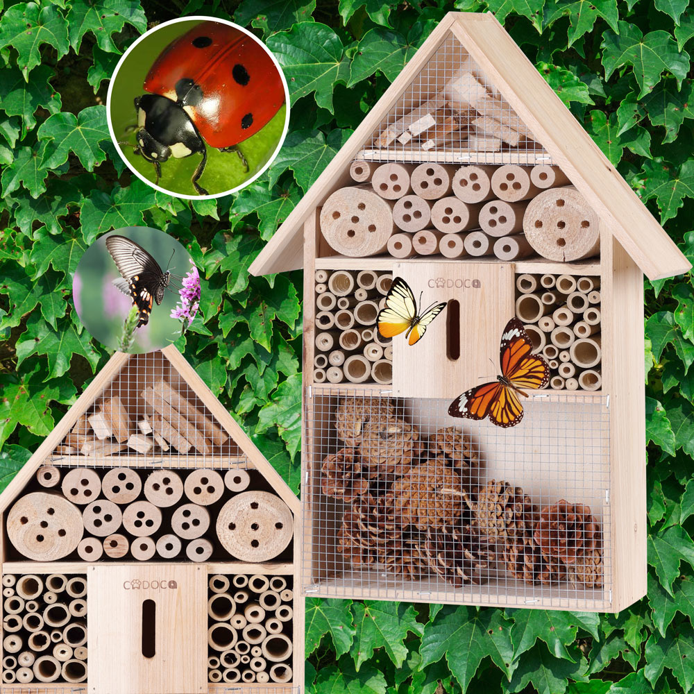 Cadoca Insectenhotel nestkastje 48x31x10cm