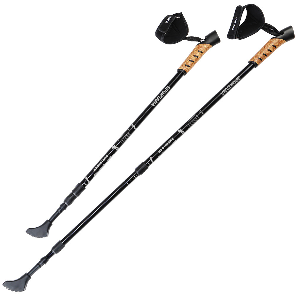 Deuba Sportana Nordic Walking stokken - grijs