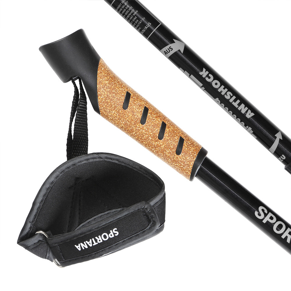 Deuba Sportana Nordic Walking stokken - grijs