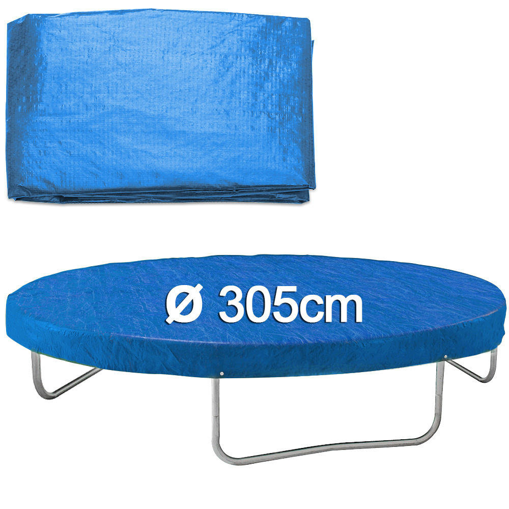 Monzana Afdekhoes trampoline blauw Ø305cm