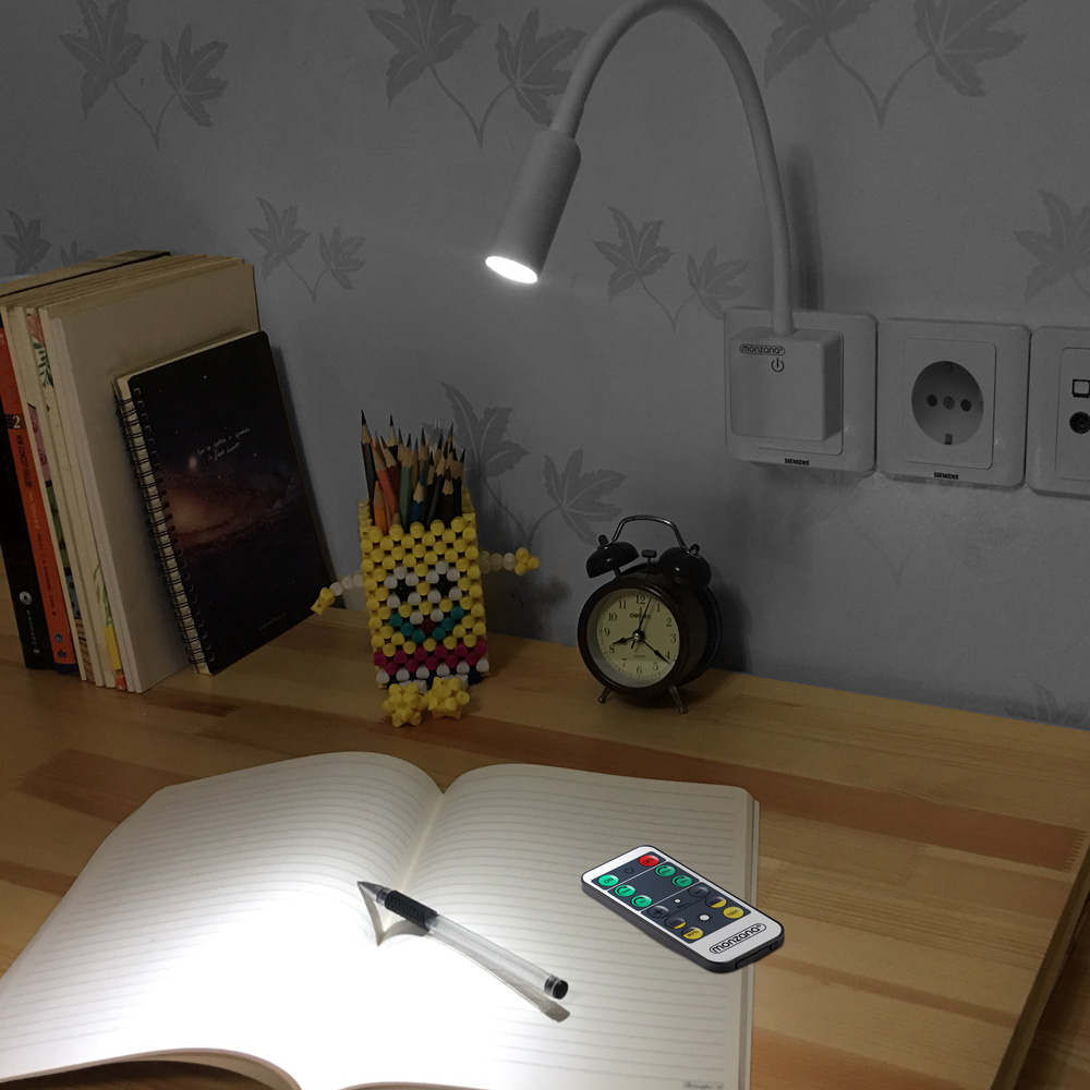 Monzana LED-wandlamp Svetloba Wit