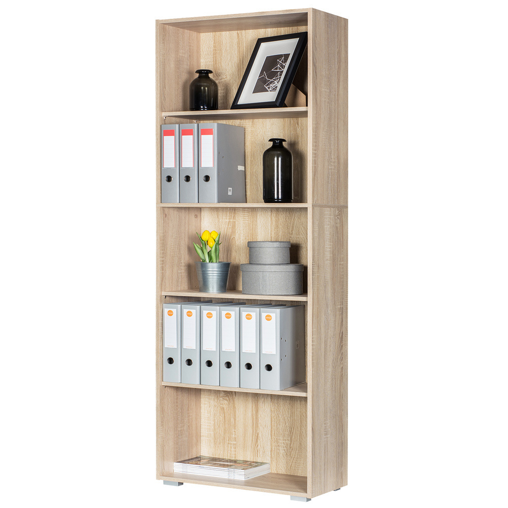 Casaria Boekenkast Vela met 5 vakken eiken 190cm