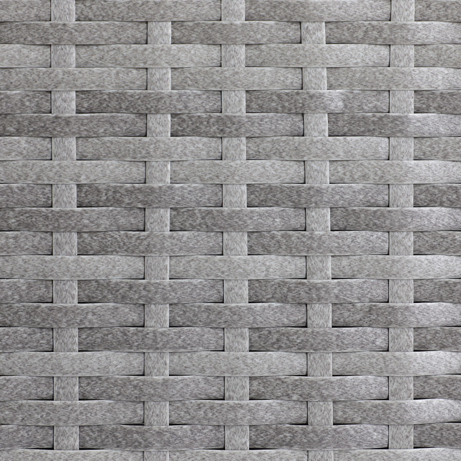 Casaria Polyrattan Plantenbak - Set van 2 - Grijs