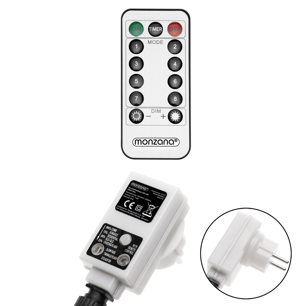 Monzana Boom Kersenbloesemboom - met verlichting - LED kersenbloesem 220 LEDS voor binnen/buiten INCLUSIEF afstandsbediening