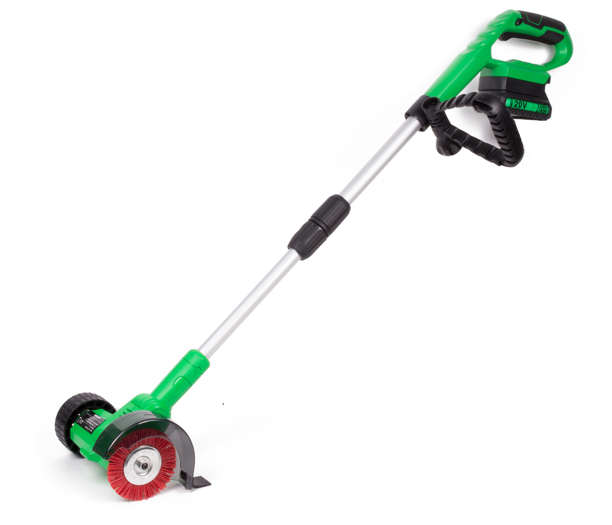 Hofftech Accu Onkruidborstel/ Voegenborstel - 100 mm - 2000mAh - 20V - incl 2 borstels