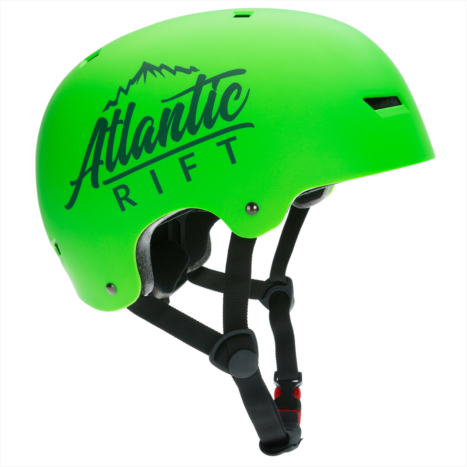 Spielwerk Kids Skaterhelm Atlantic Rift M 55 tot 58 cm neon groen