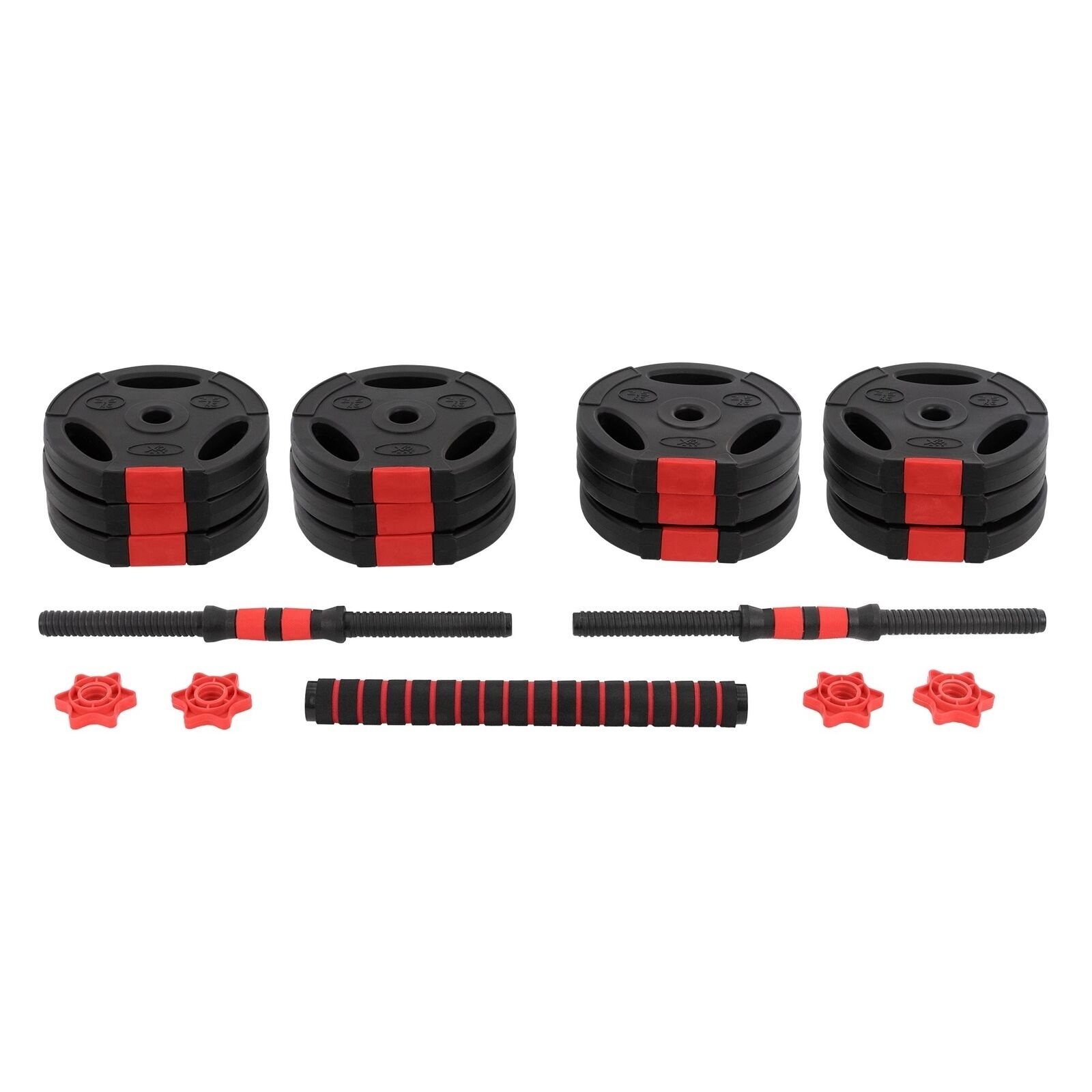 XQ Max 30 kg Dumbbell & Barbell - 3-in- 1 - Verstelbaar MET stang
