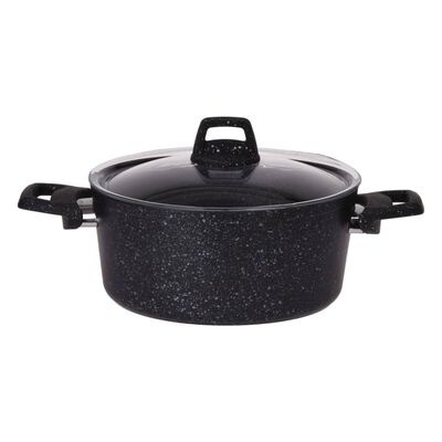 Excellent Houseware Braadpan met deksel - 4,4 L - Aluminium