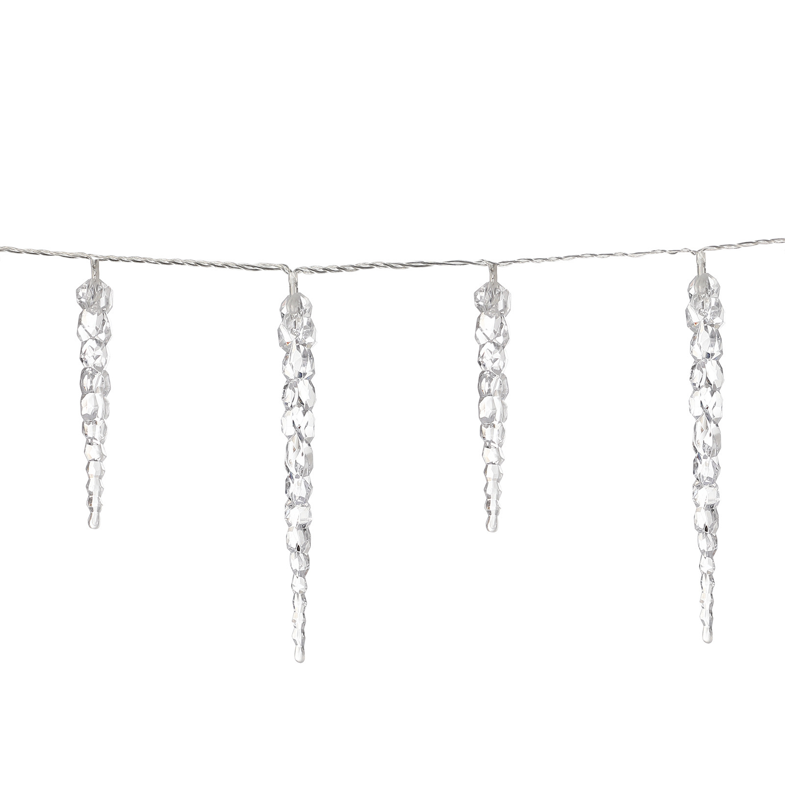 Monzana Ijspegel Kerstverlichting - Feestverlichting - 80 LEDS's - 13 m - helder wit