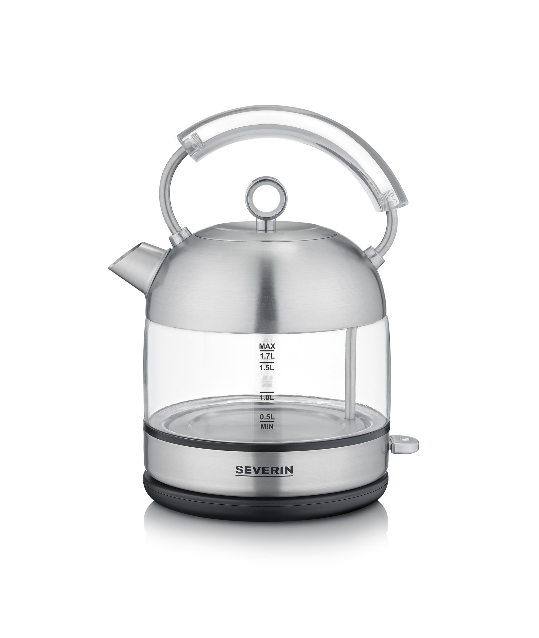 Severin WK 3454 Retro Waterkoker - 1,7 L - 2400 W - Glas
