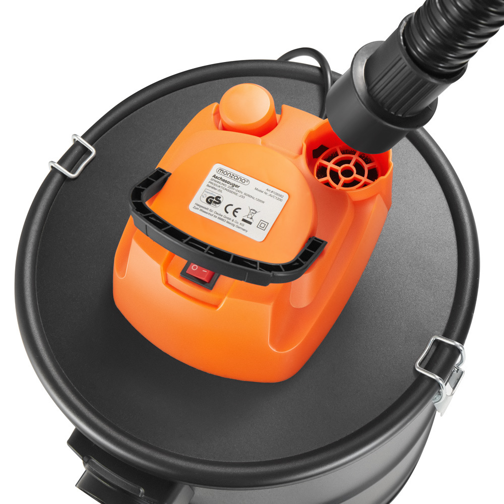 Monzana Asstofzuiger zwart/oranje 1200 Watt