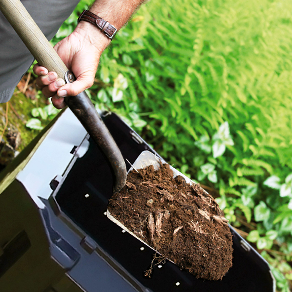 Prosperplast Compostbak zwart 1200L 198x72x83cm