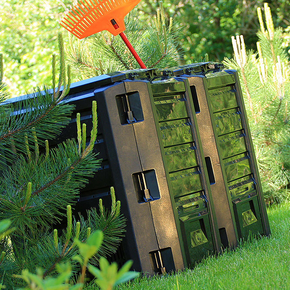 Prosperplast Compostbak zwart 1200L 198x72x83cm