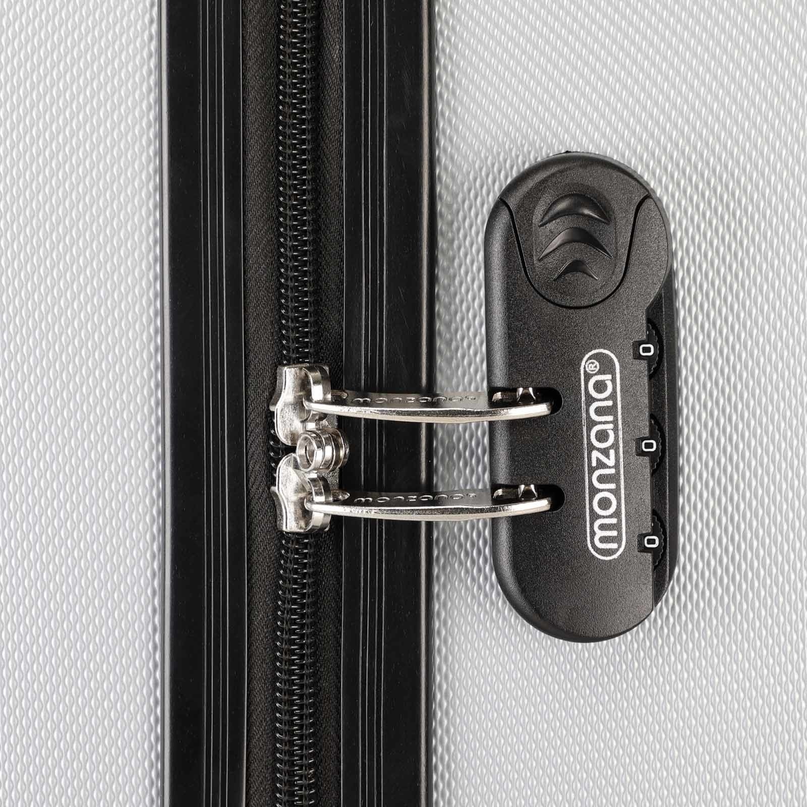 Monza Hardcase koffer set- Baseline Zilver M/L/XL