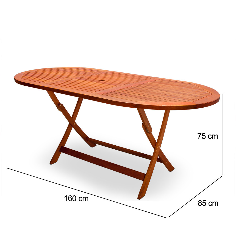 Deubois Tuintafel acaciahout FSC®-gecertificeerd 160x85x75cm