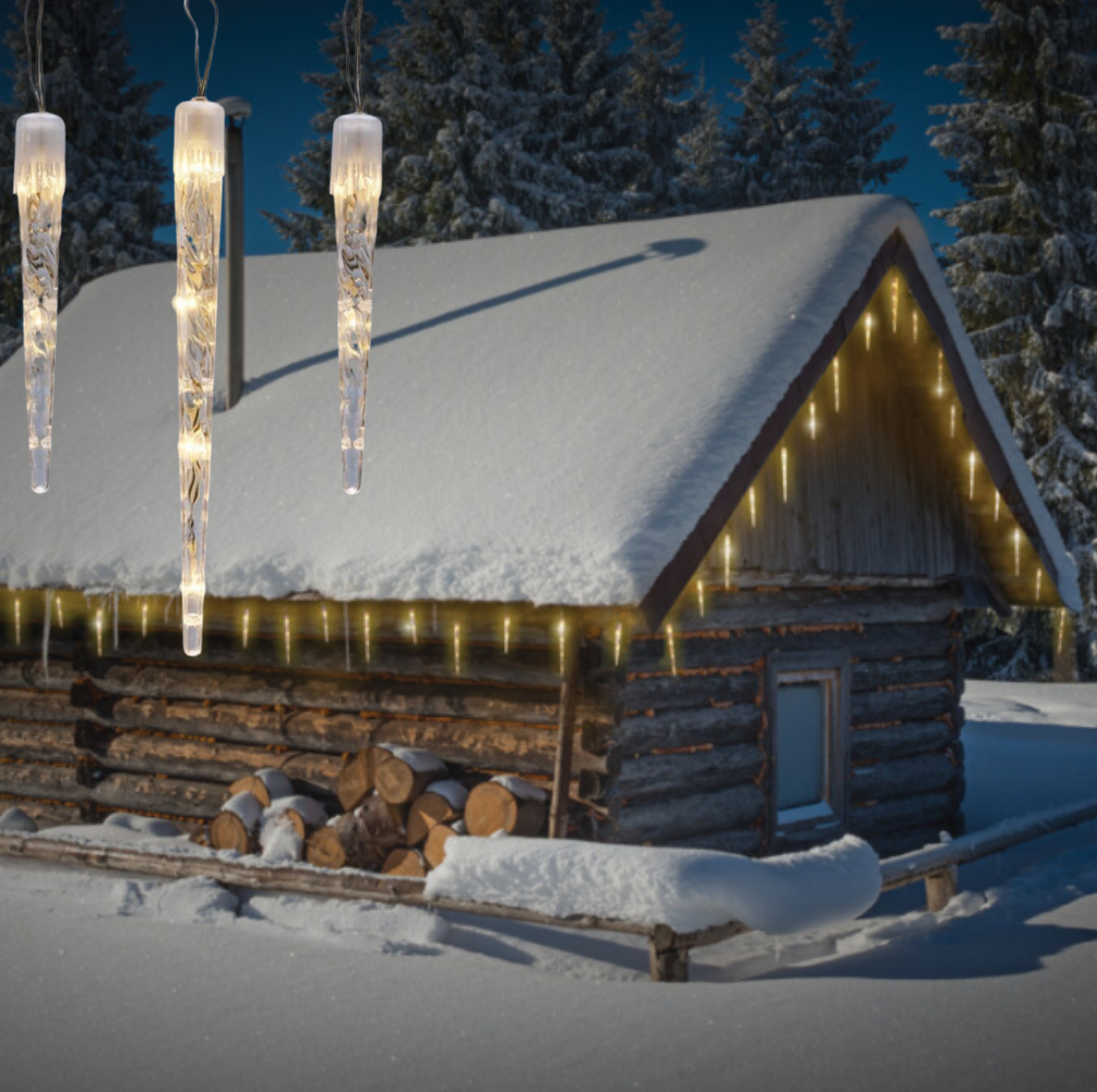Nampook ijspegels met LED verlichting - incl. Timer - Gechikt voor binnen en buiten