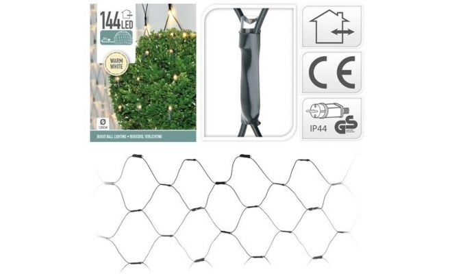 Buxusbalverlichting 144 LED Warm-Wit Ø 120cm - Struik