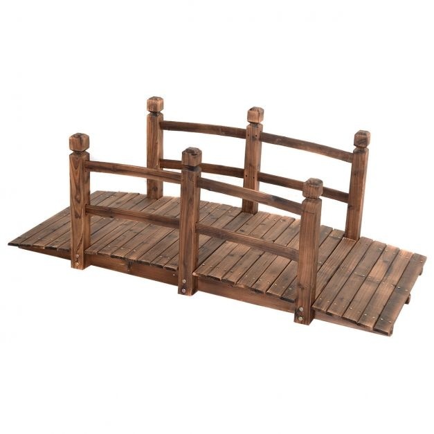XXL Massieve houten loopbrug - 150 cm