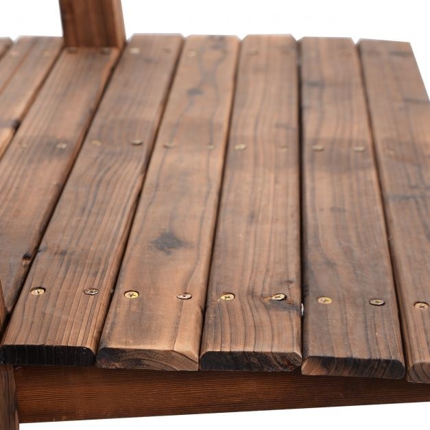 XXL Massieve houten loopbrug - 150 cm