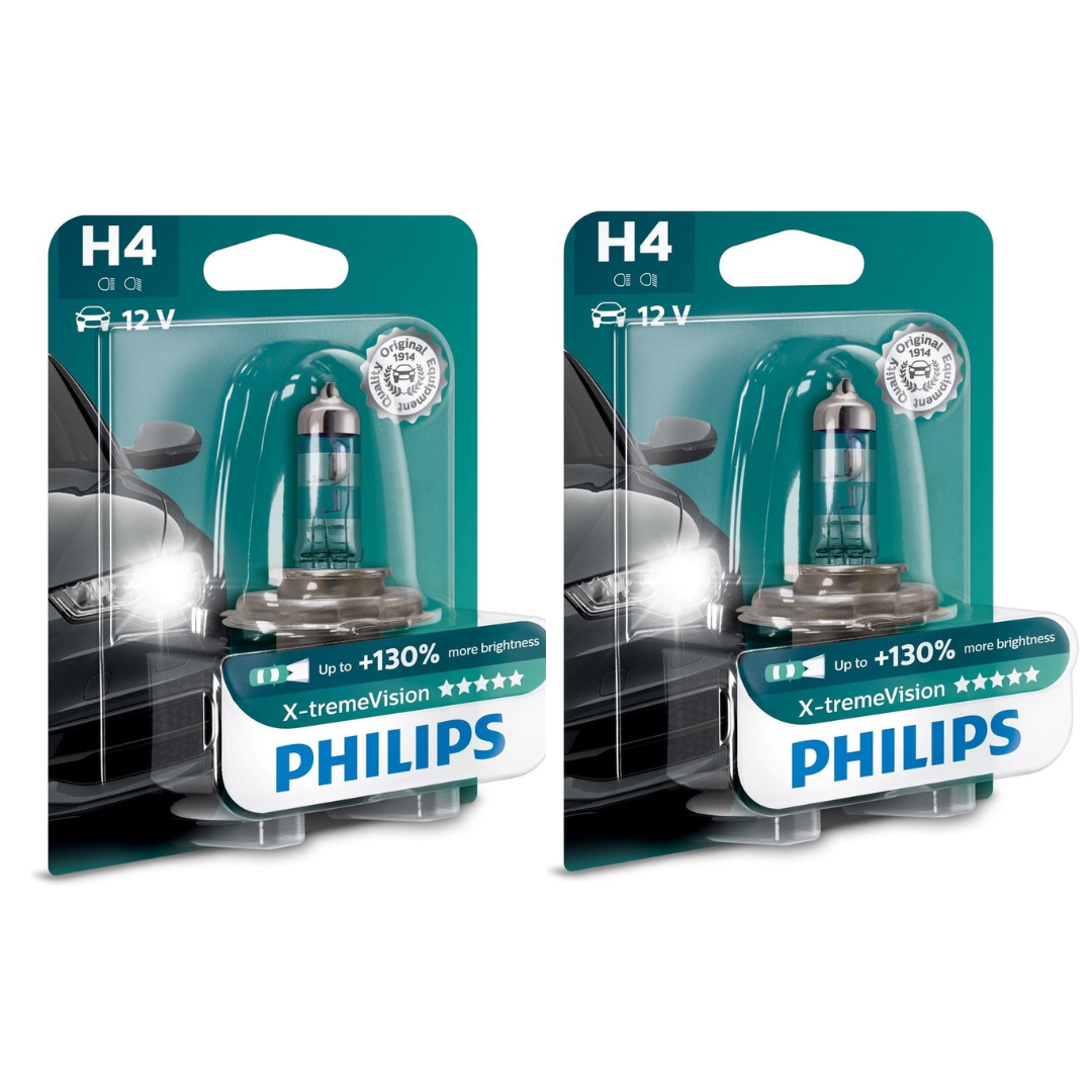 Philips Halogeenlamp X-Tremevision H4 60/55 W 12 V - 2 STUKS