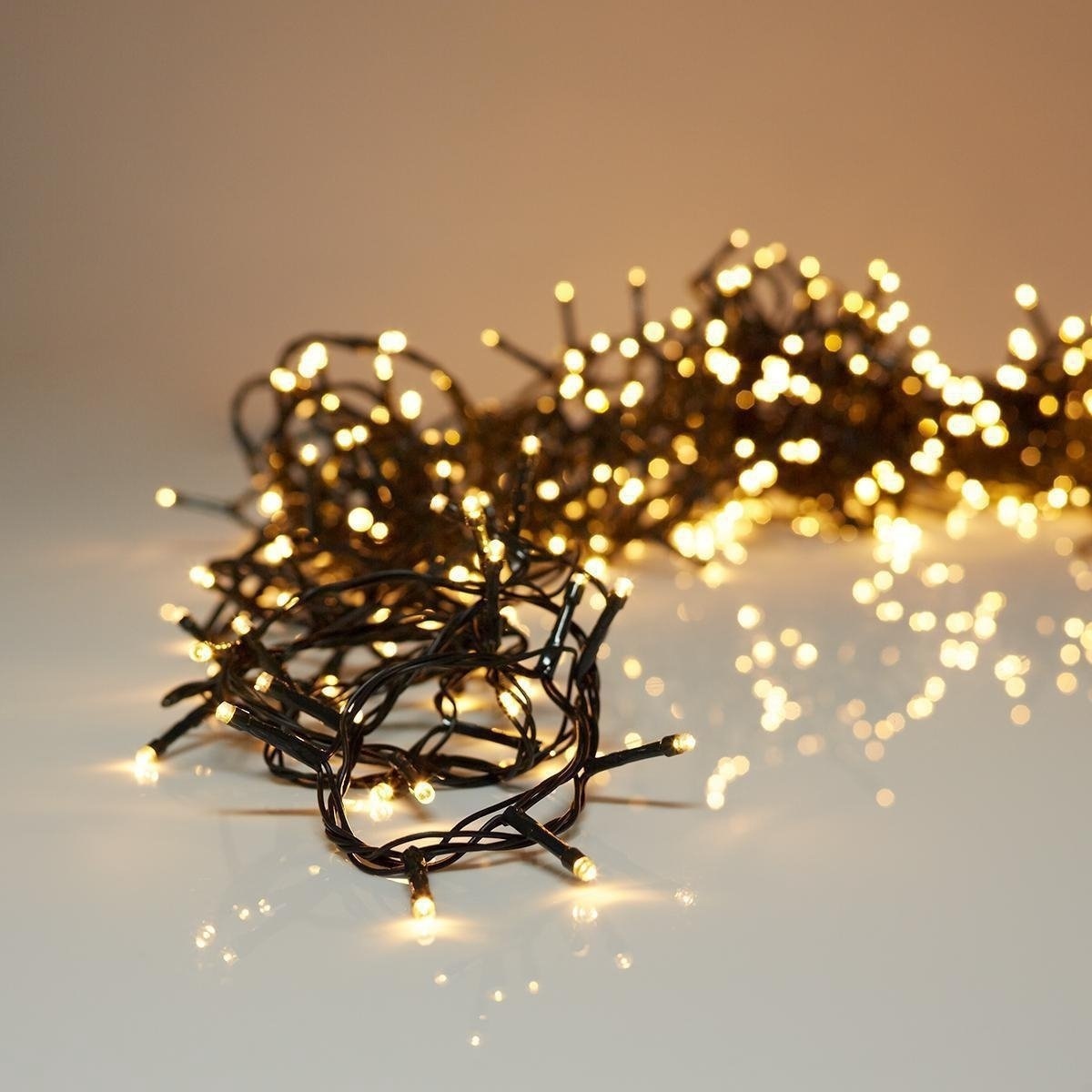 Kerstverlichting Clusterverlichting 1000 LED – 40 meter – warm wit - microcluster