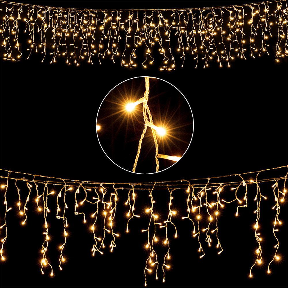 Monza Kerstverlichting 20M 600 LED's voor binnen en buiten en Perel Smart home Wifi stekker- Android & IOS