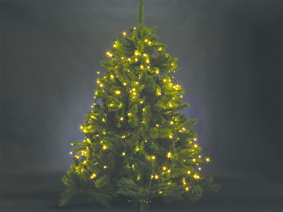 Vellight Kerstverlichting – voor kerstbomen tot 180 cm - 220 LED's – Warm wit – Binnen & Buiten