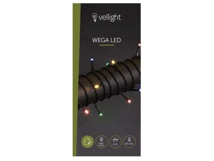 Kerstverlichting - 12m - 80 LED's - Veelkleurig – Binnen & Buiten