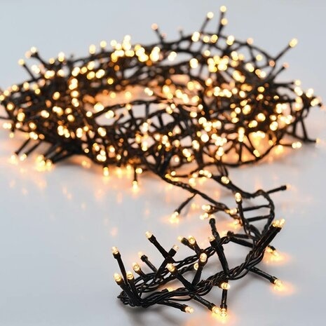 Kerstverlichting Clusterverlichting SET van 3 - 400LED – 8 meter – warm wit - Voor binnen EN buiten