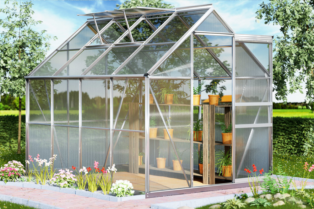 Gardebruk Aluminium Kas - 7,6m³ - MET 2 Dakramen